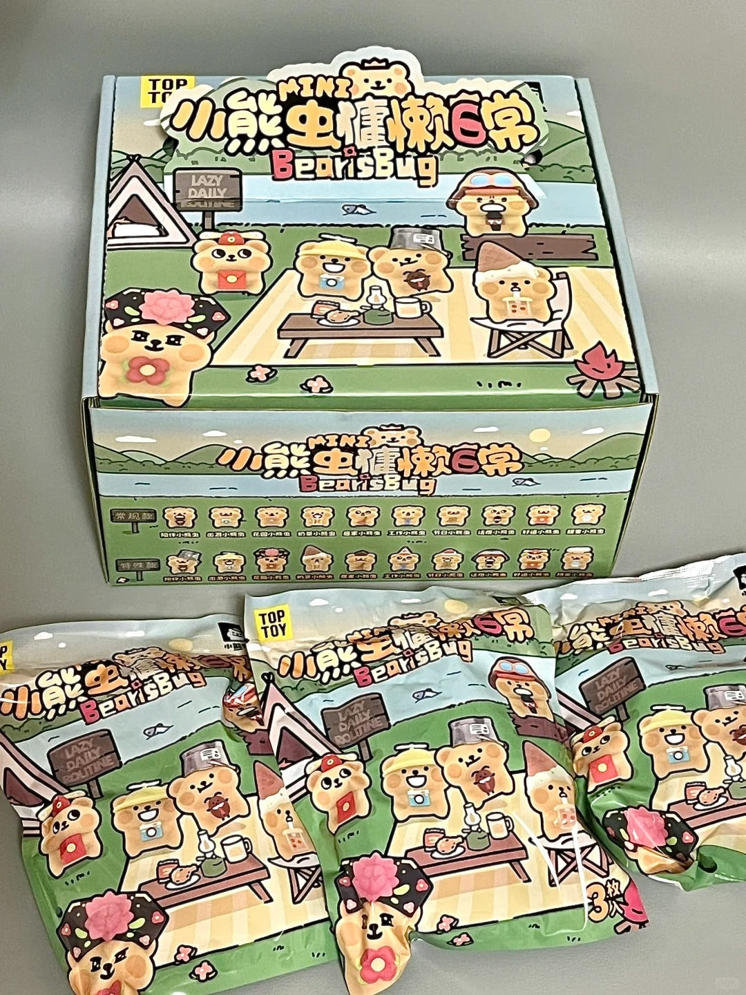 TOPTOY x Bear Is Bug Lazy Dairy Series Mini Figure Blind Bag-Single (Random)-TopToy-Ace Cards & Collectibles