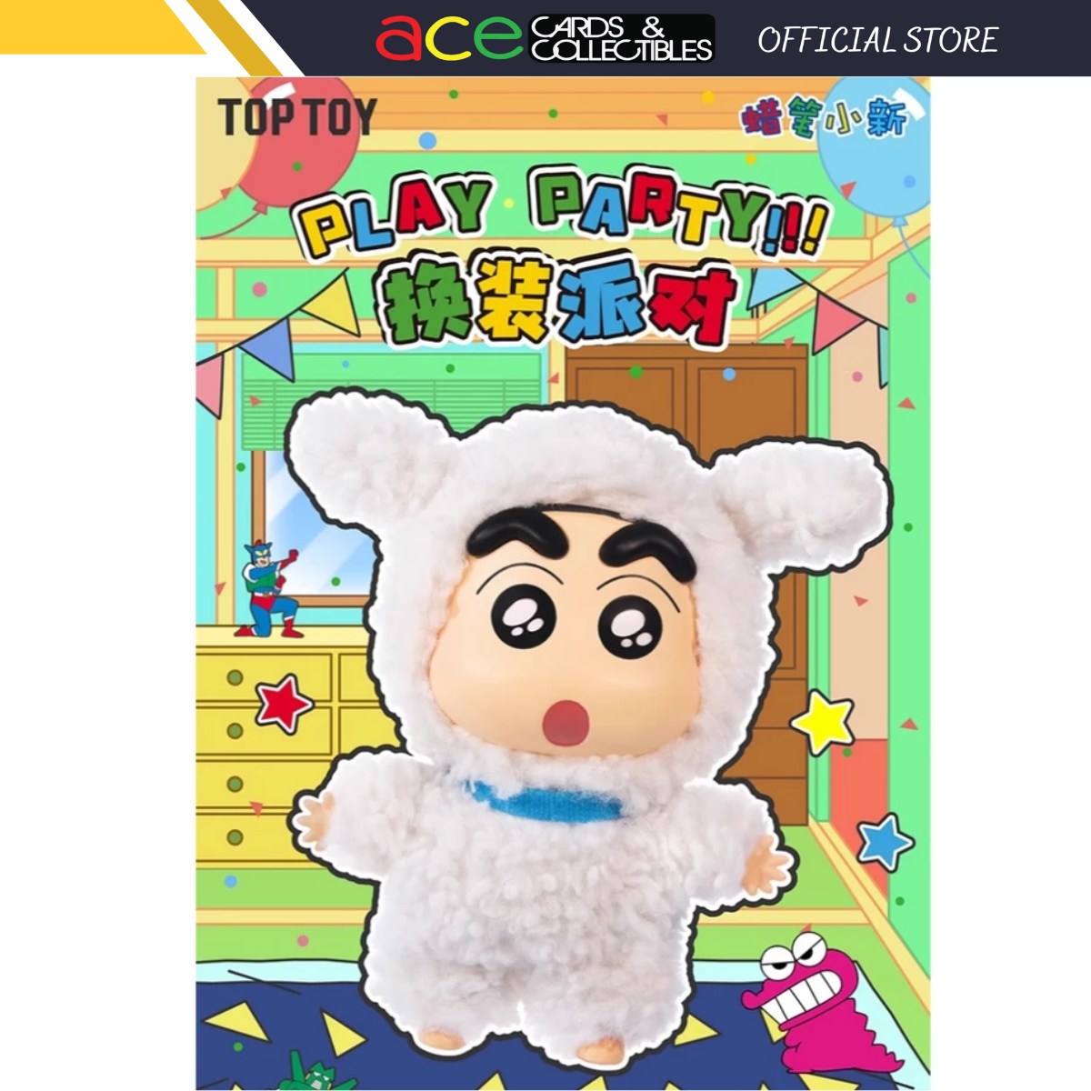 TOPTOY x Crayon Shin Chan Play Party Series Blind Box-Single Box (Random)-TopToy-Ace Cards & Collectibles