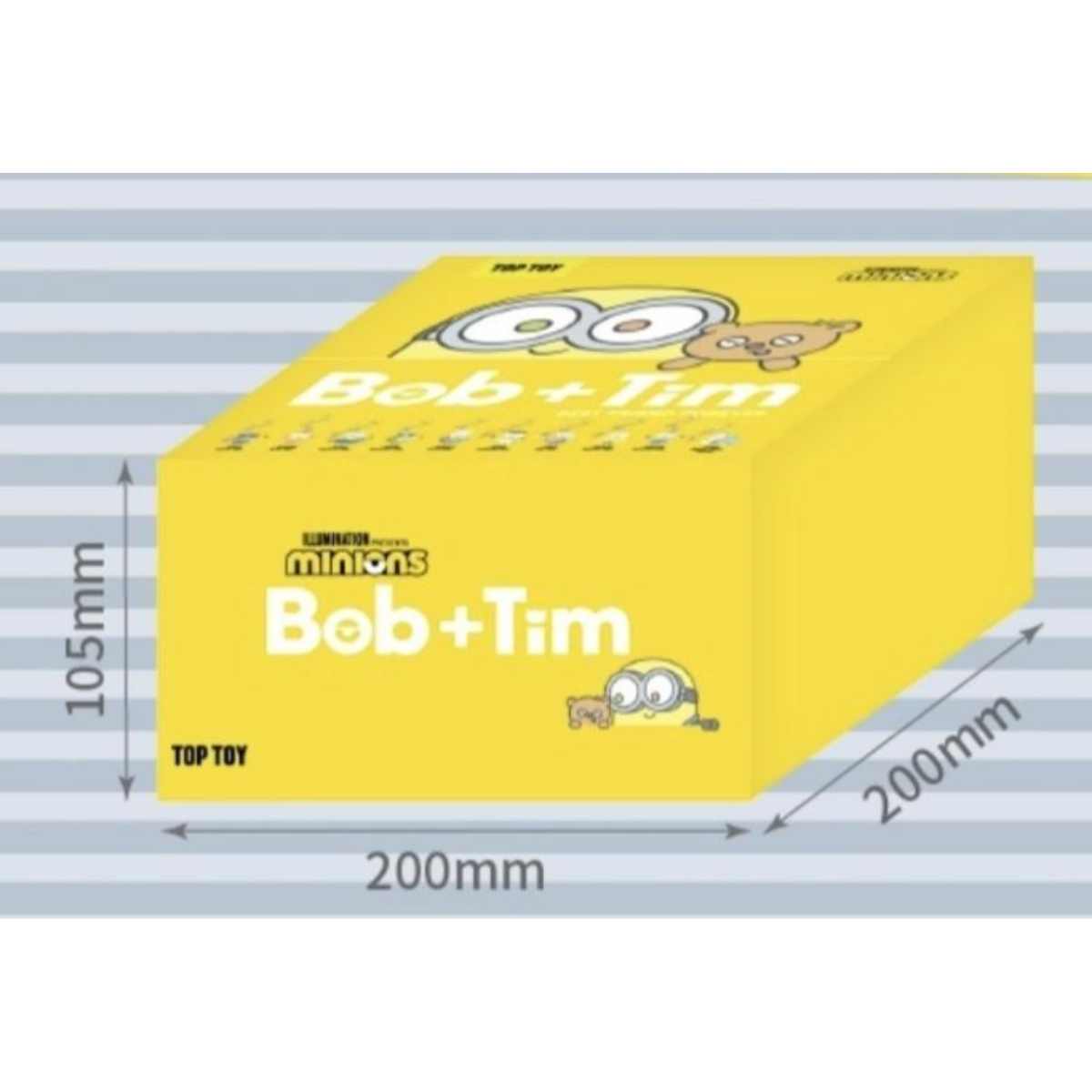 TOPTOY x Minions Bob+Tim Keychain Best Friend Forever Series-Single Box (Random)-TopToy-Ace Cards & Collectibles