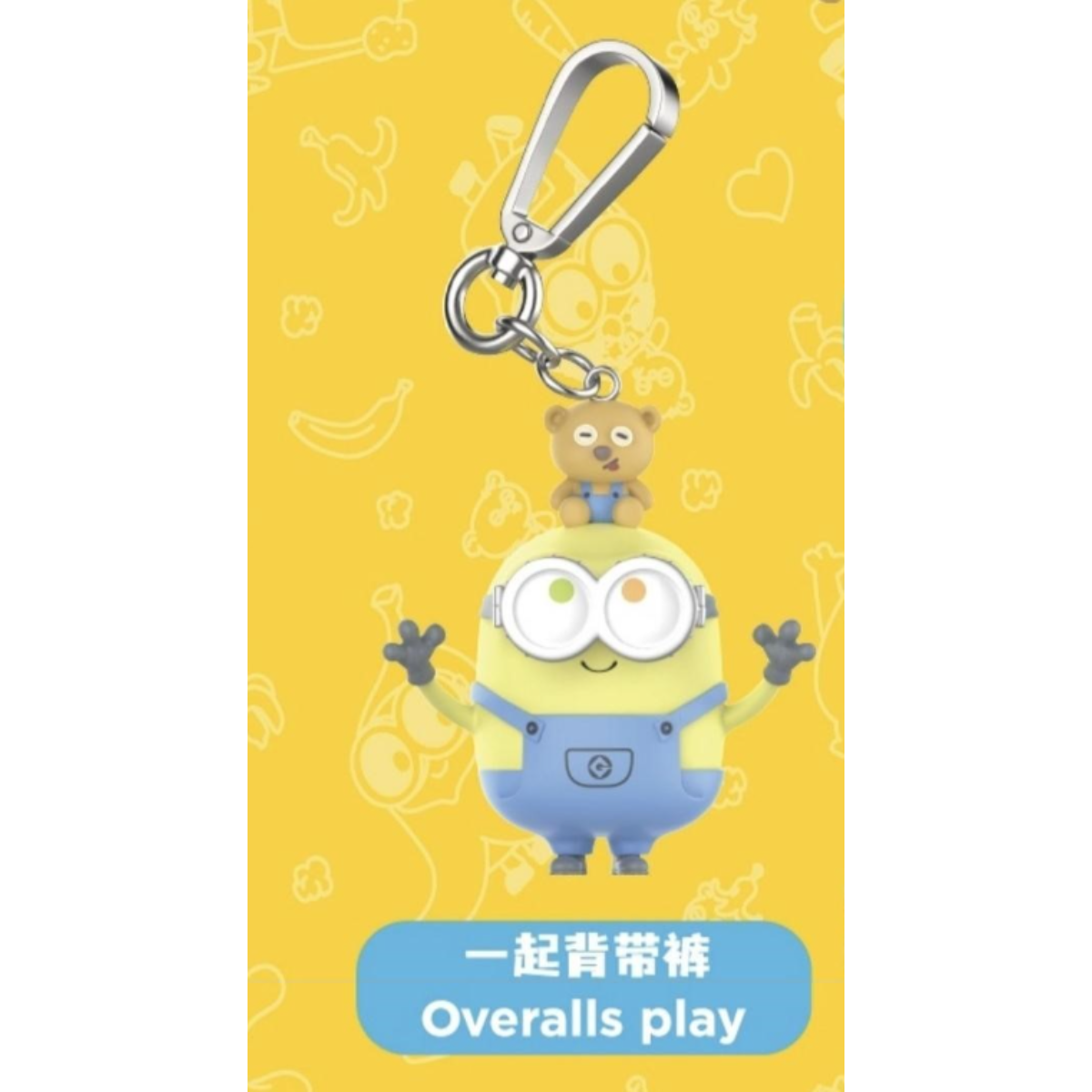 TOPTOY x Minions Bob+Tim Keychain Best Friend Forever Series-Single Box (Random)-TopToy-Ace Cards &amp; Collectibles