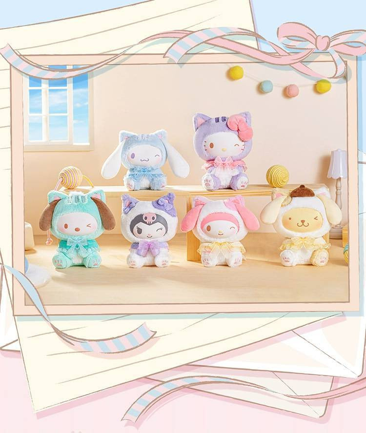 TOPTOY x Sanrio Characters Play With Kittens Series Blind Box-Single Box (Random)-TopToy-Ace Cards & Collectibles