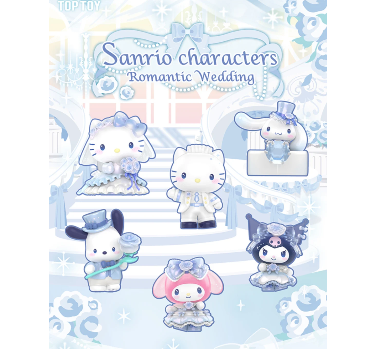 TOPTOY x Sanrio Characters Romantic Wedding Series Blind Box-Single Box (Random)-TopToy-Ace Cards & Collectibles