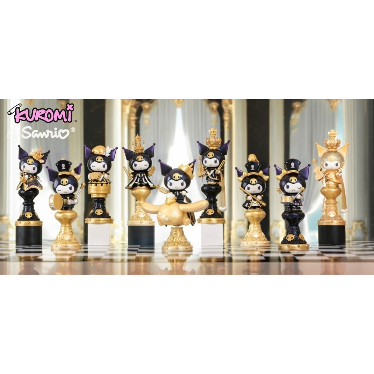 TOPTOY x Sanrio Kuromi Chess Blind Box-Single Box (Random)-TopToy-Ace Cards &amp; Collectibles