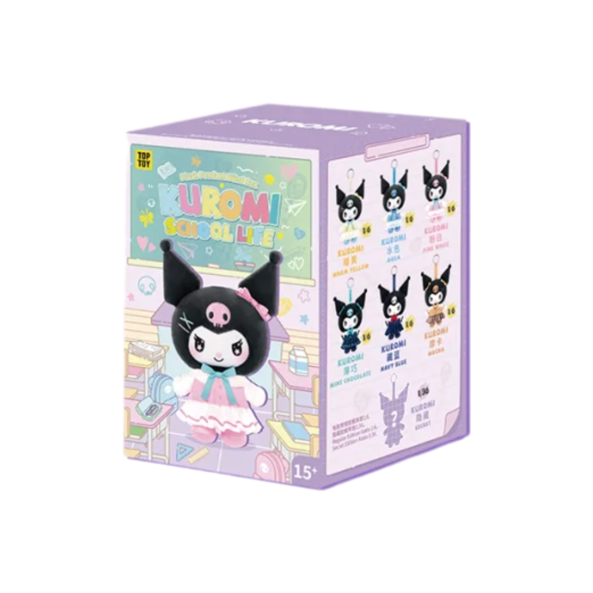 TOPTOY x Sanrio Kuromi School Life Series Plush Pendant Blind Box-Single Box (Random)-TopToy-Ace Cards & Collectibles
