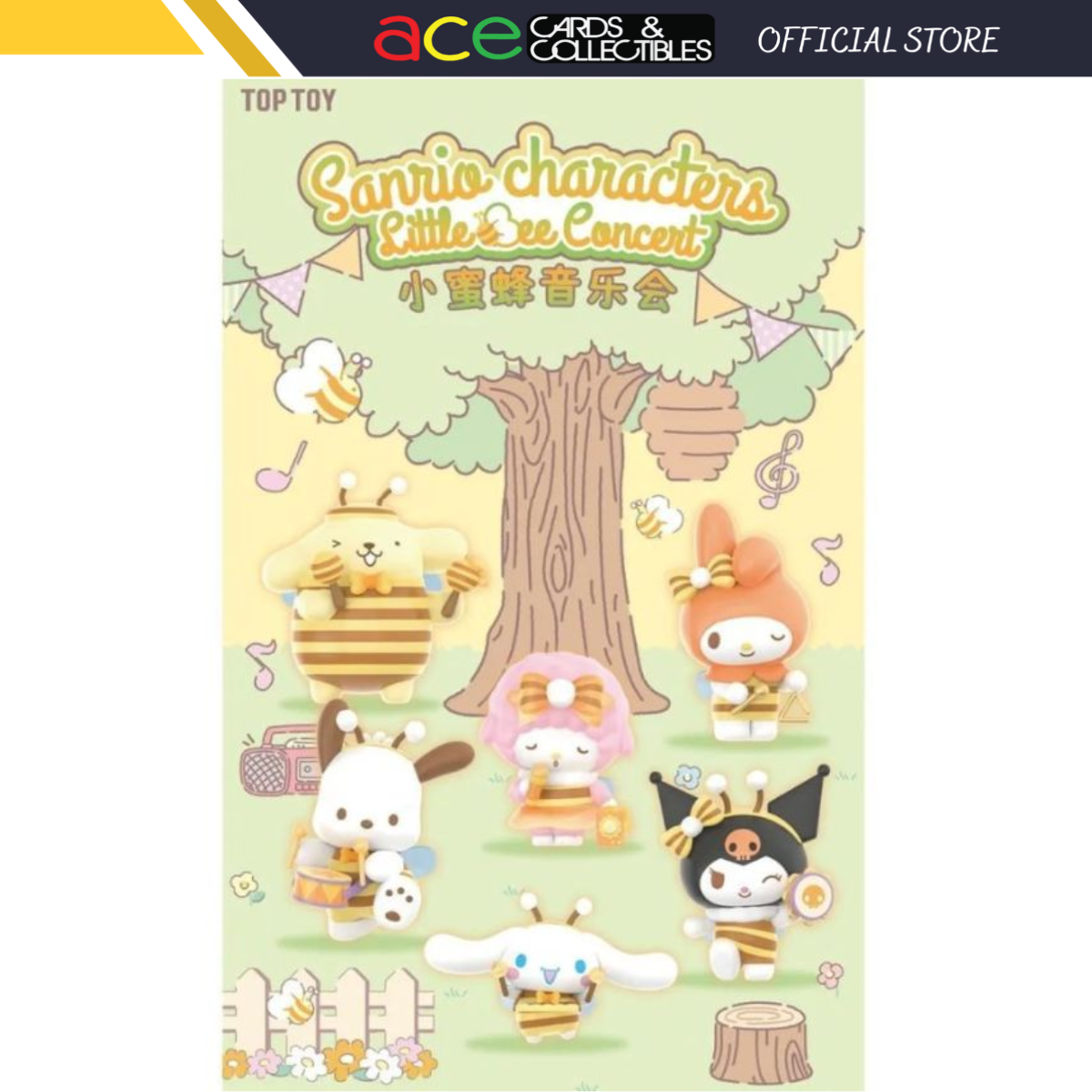 Top Toy x Sanrio Characters Little Bee Concert Series-Single (Random)-TopToy-Ace Cards & Collectibles