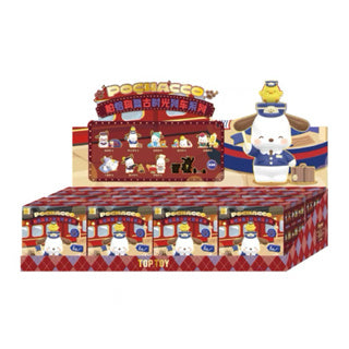 Top Toy x Sanrio Pochacco Retro Time Train Series-Display Box (8pcs)-TopToy-Ace Cards &amp; Collectibles