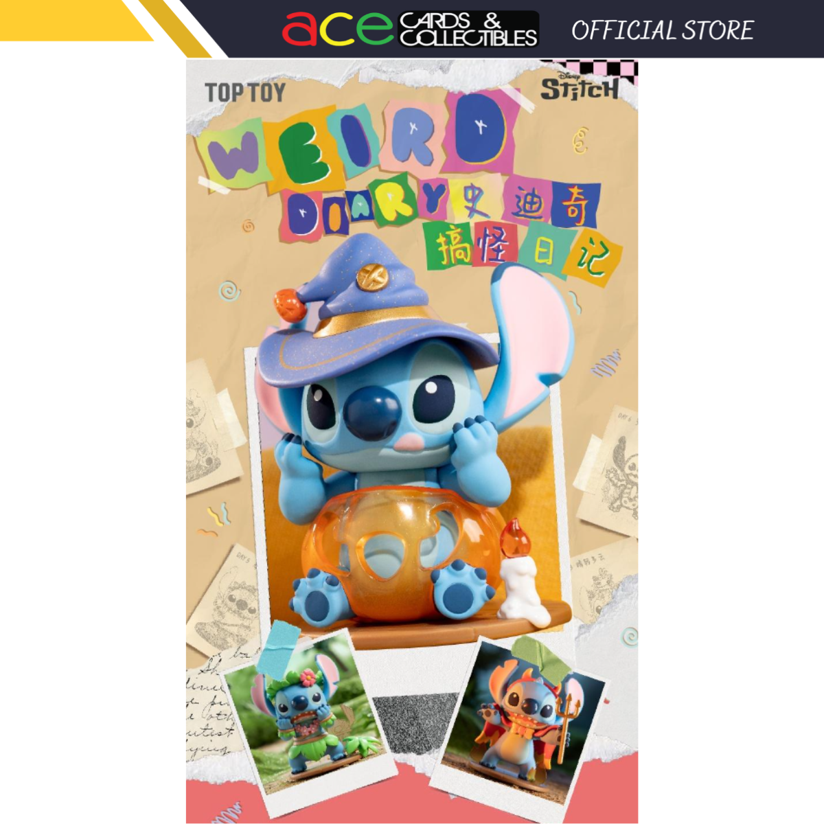 Top Toy x Stitch Weird Diary Series-Single (Random)-TopToy-Ace Cards &amp; Collectibles