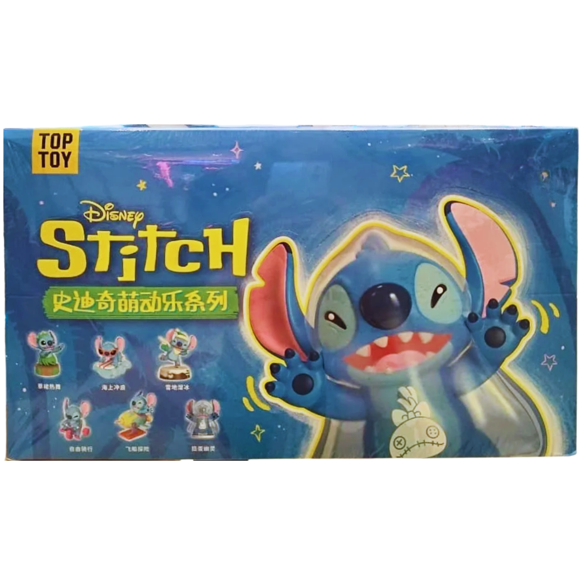TopToy x Disney Stitch Cute Music Series Blind Box-Whole Box (6pcs)-TopToy-Ace Cards & Collectibles