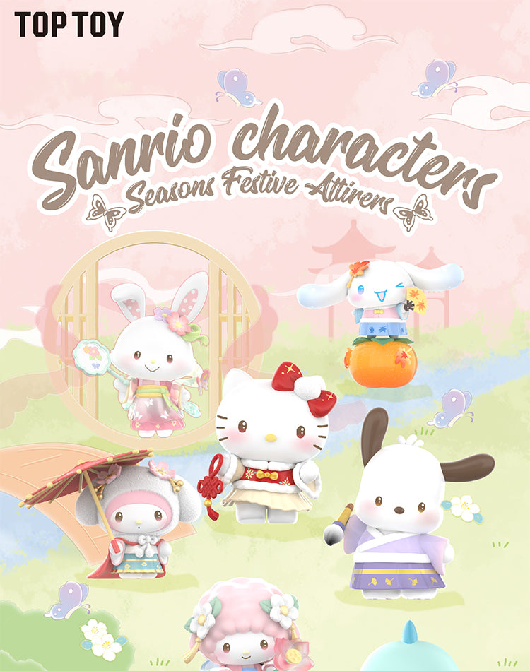 TopToy x Sanrio Characters "Seasons Festive Attirers" Blind Box-Single Box (Random)-TopToy-Ace Cards & Collectibles