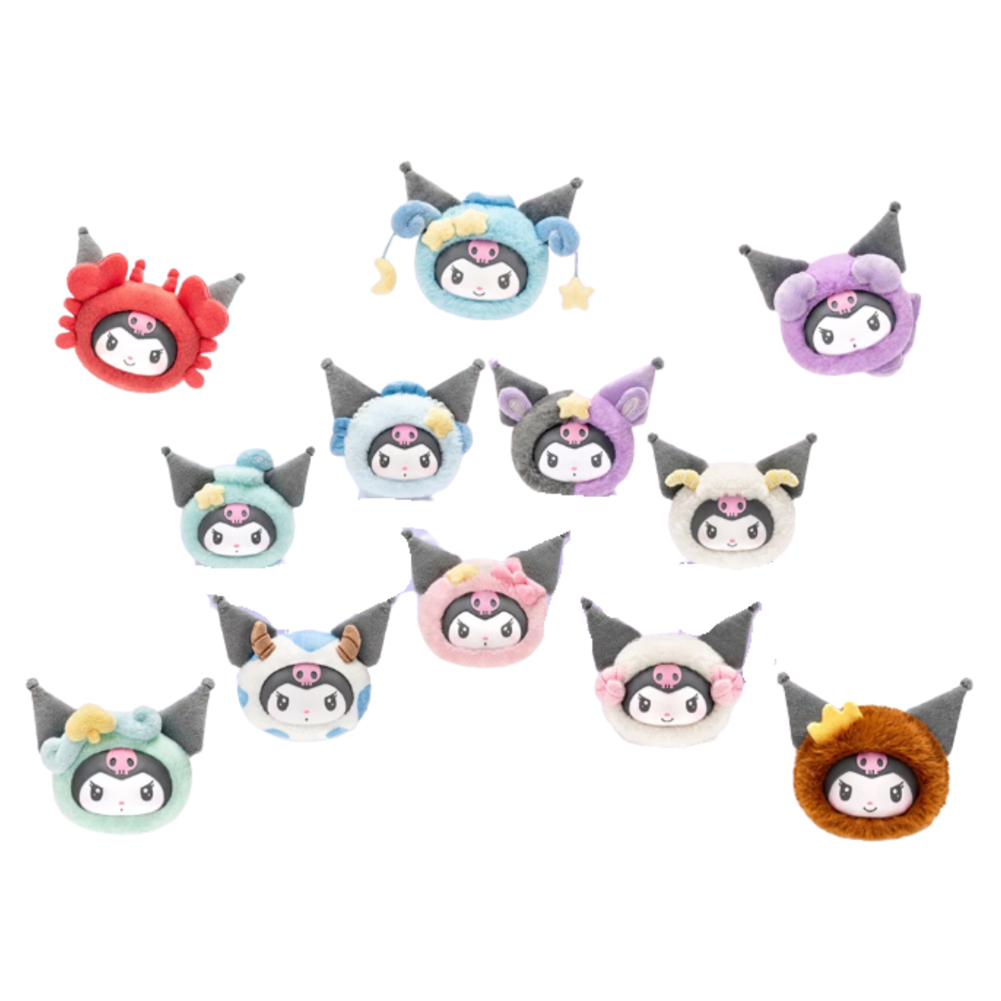 TopToy x Sanrio “Kuromi Zodiac Series" Plushie Blind Box-Single Box (Random)-TopToy-Ace Cards & Collectibles