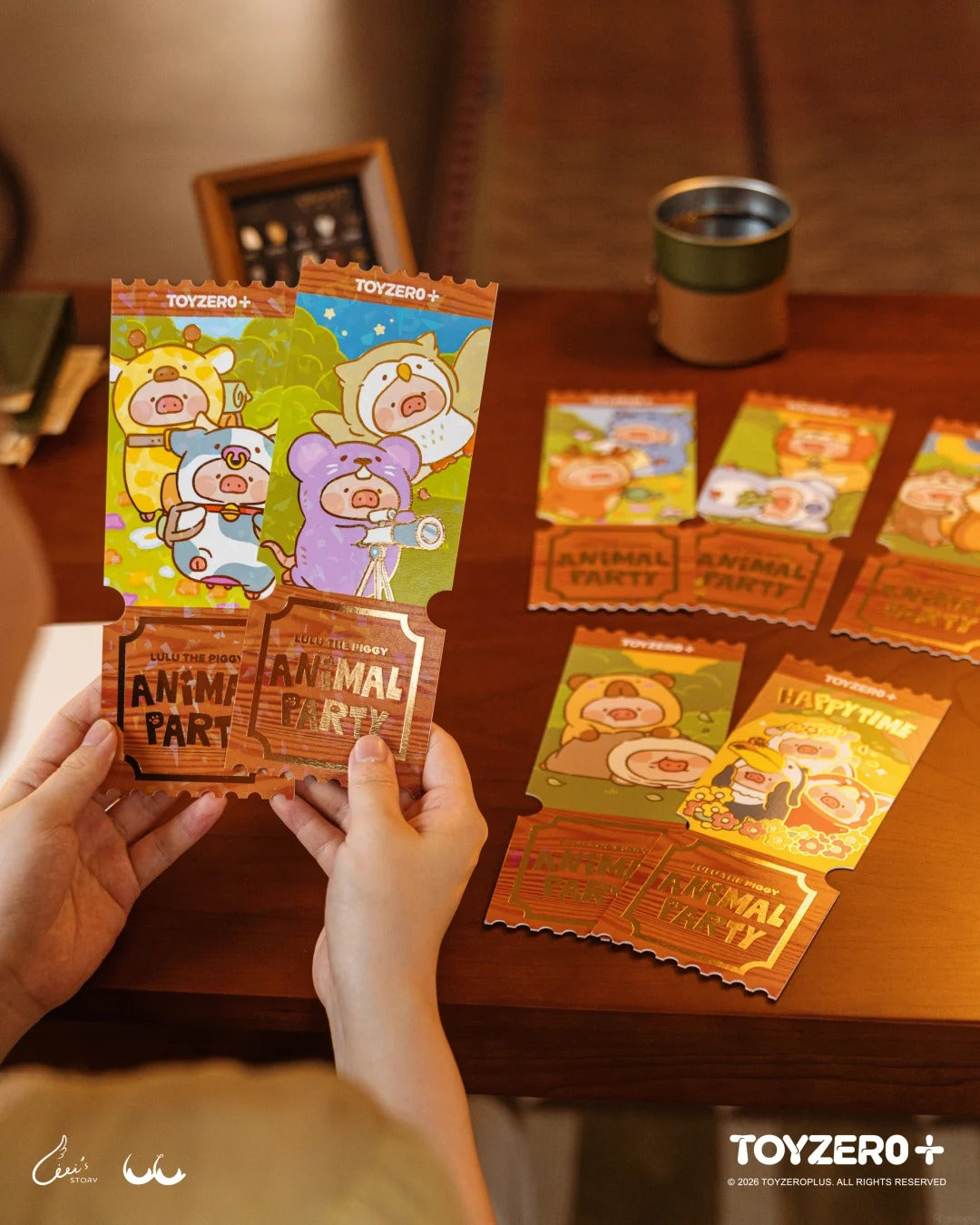Lottery Kuji: Lulu The Piggy Double Reward Animal party Series-Single Ticket-ToyZeroPlus-Ace Cards & Collectibles