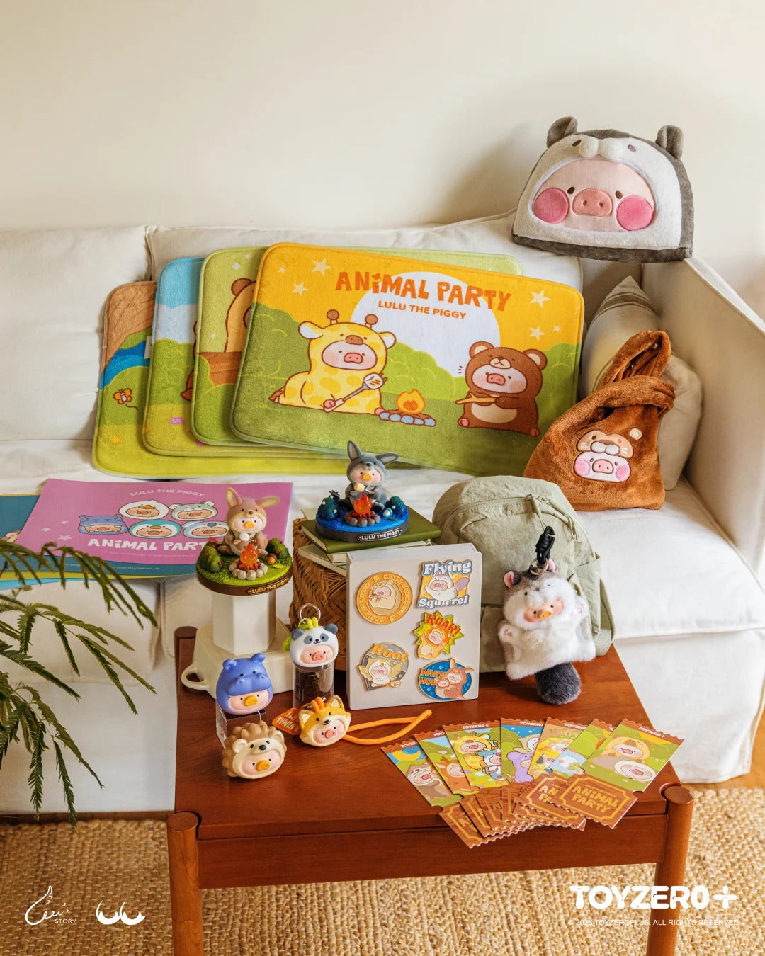 Lottery Kuji: Lulu The Piggy Double Reward Animal party Series-Single Ticket-ToyZeroPlus-Ace Cards & Collectibles