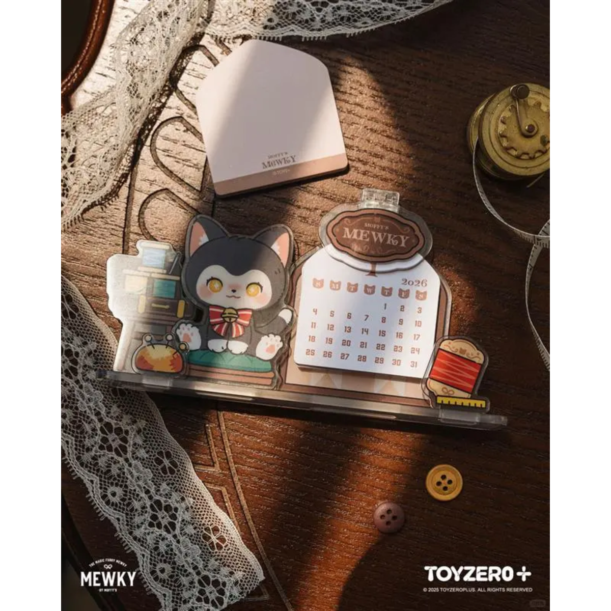 Moffy's Mewky Magical Side Product Merchandise Series-Calendar (Black Cat)-ToyZeroPlus-Ace Cards & Collectibles