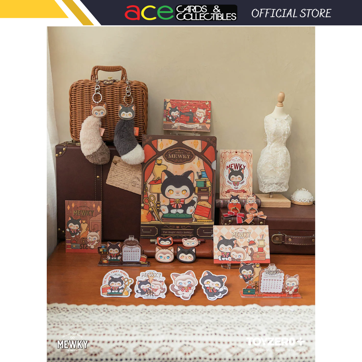Moffy's Mewky Magical Side Product Merchandise Series-Calendar (Black & White Cat)-ToyZeroPlus-Ace Cards & Collectibles