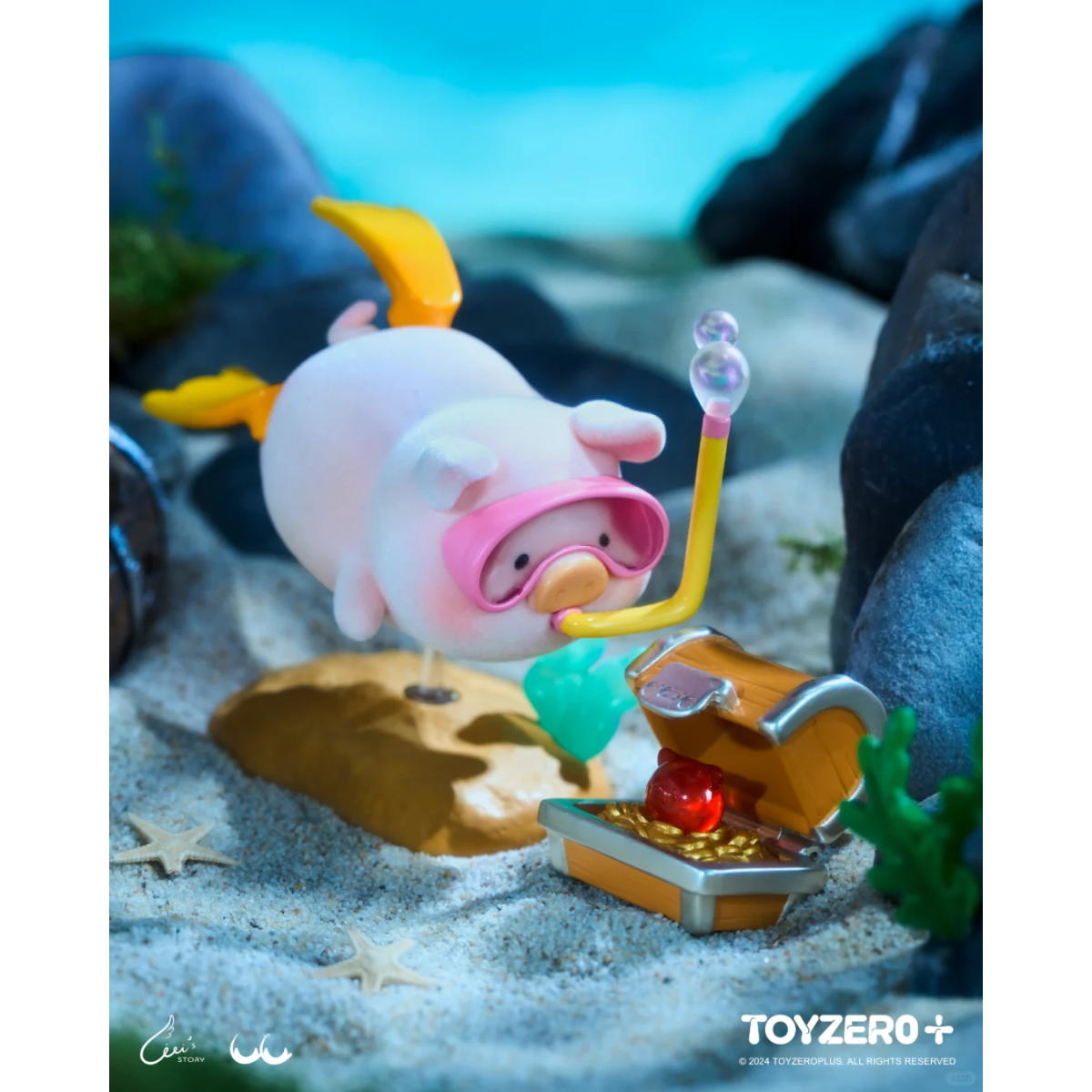 TOYZEROPLUS Ocean Lulu The Piggy-Single Box (Random)-ToyZeroPlus-Ace Cards &amp; Collectibles