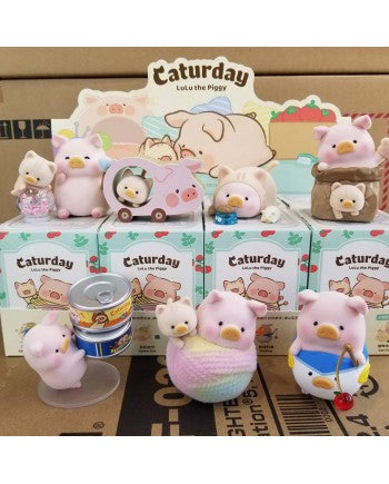 ToyZero+ Lulu The Piggy Caturday Series-Display Box (8pcs)-ToyZeroPlus-Ace Cards &amp; Collectibles