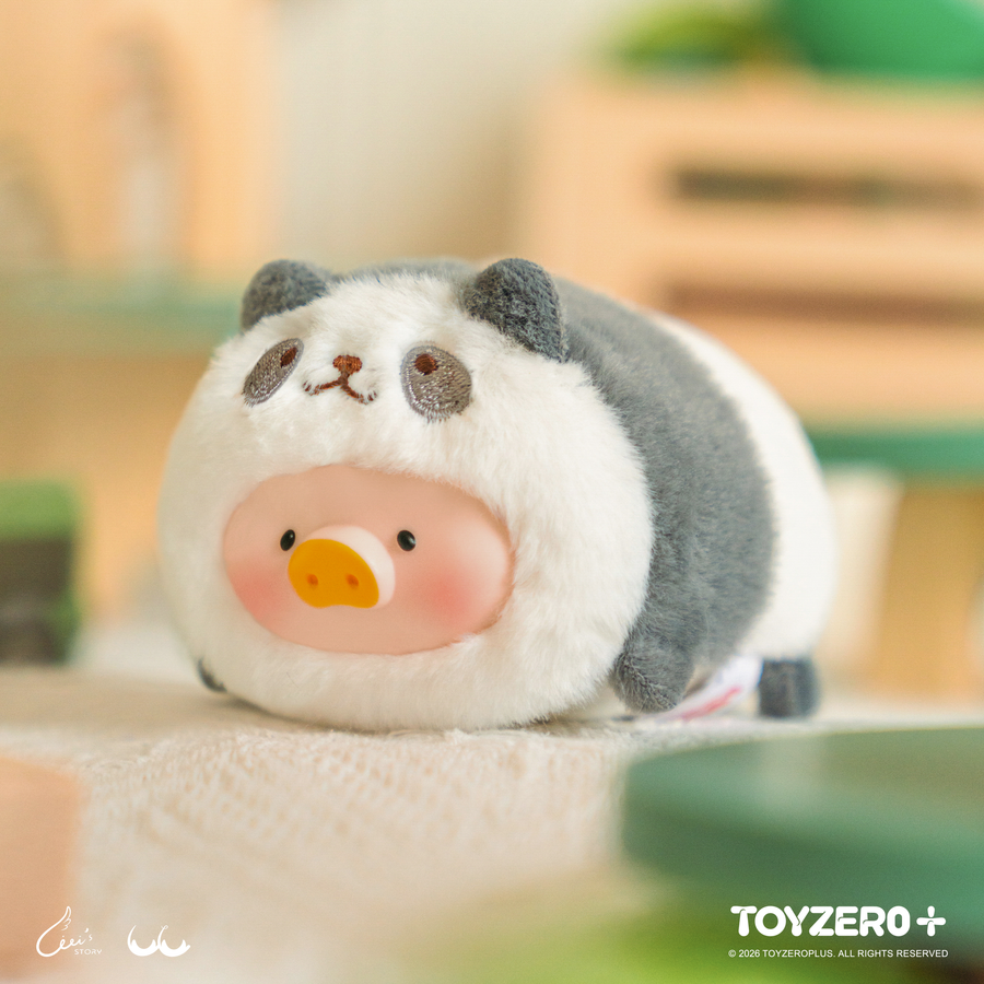 ToyZeroPlus Lulu The Piggy Animal Party V2 Stick together PVC Face Plush Keychain-Single Box (Random)-ToyZeroPlus-Ace Cards & Collectibles