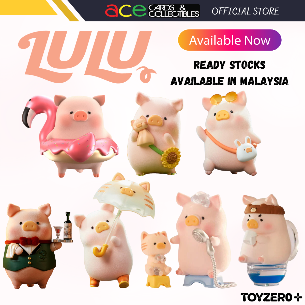 ToyZeroPlus Lulu The Piggy Random Blind Box [Animal Party / Pigchelin / Stay with You]-Animal Party Lulu-ToyZeroPlus-Ace Cards & Collectibles