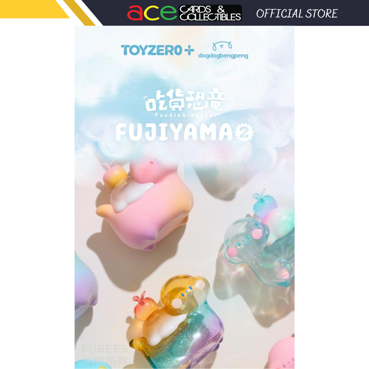 ToyZeroPlus x Foodie Dinosaur Fujiyama Jr. Blind Box Vol. 2-Single Box (Random)-ToyZeroPlus-Ace Cards & Collectibles