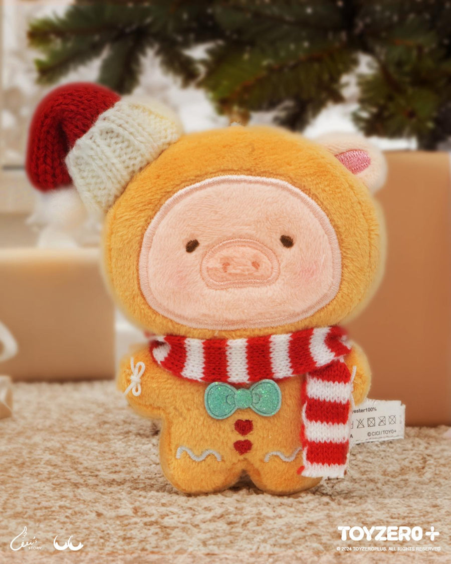 ToyZeroPlus x LuLu the Piggy Christmas - Plush Keychain-Reindeer Lu-ToyZeroPlus-Ace Cards & Collectibles
