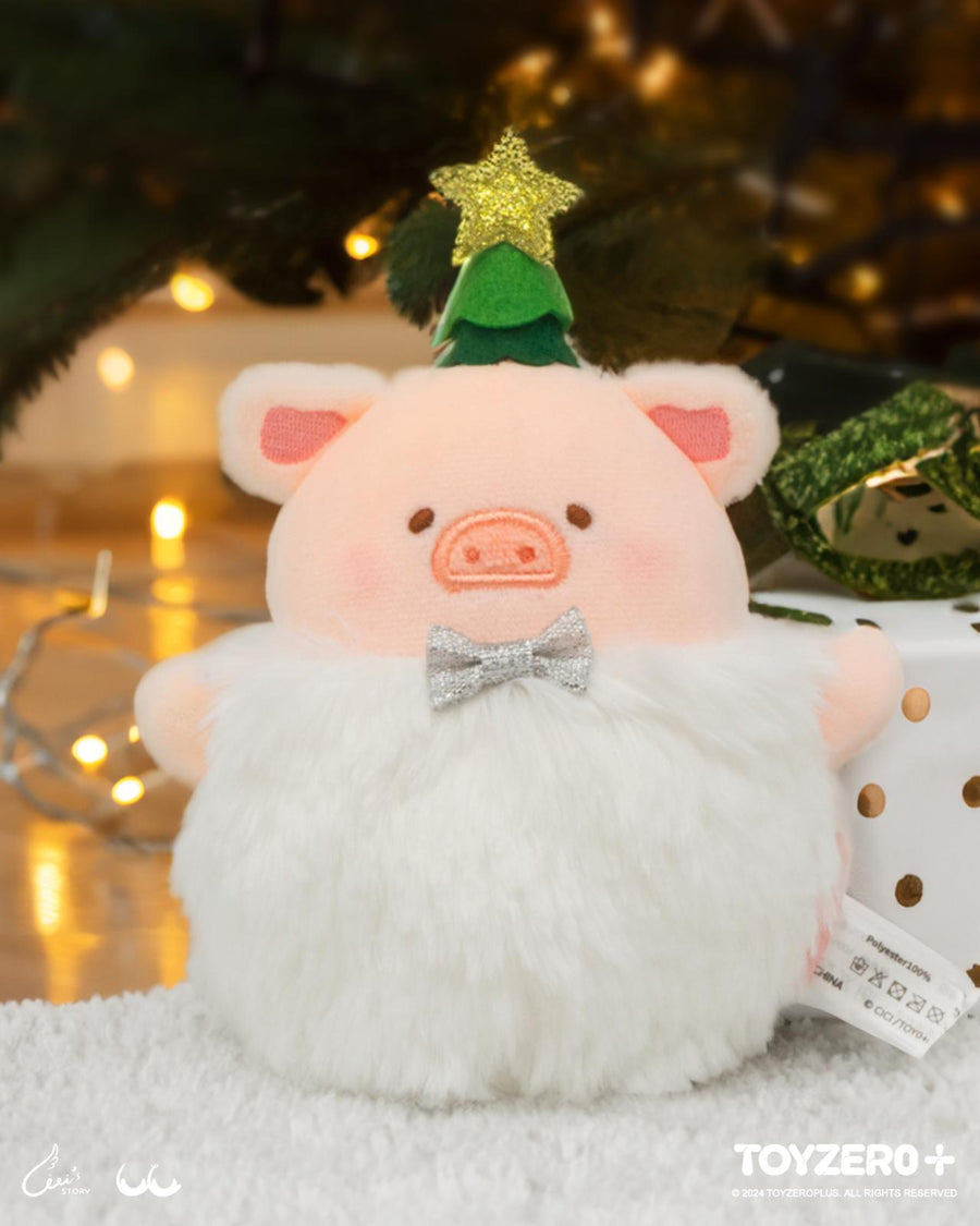 ToyZeroPlus x LuLu the Piggy Christmas - Plush Keychain-Reindeer Lu-ToyZeroPlus-Ace Cards & Collectibles