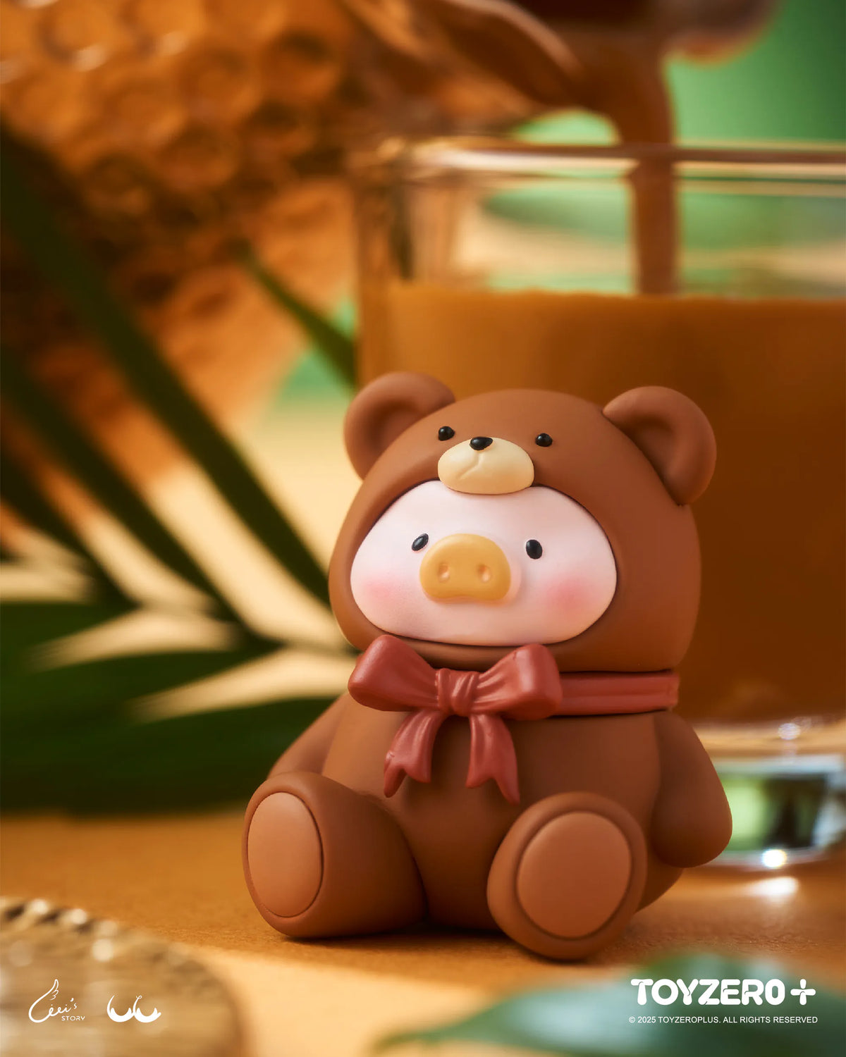 ToyZeroPlus x LuLu the Piggy Limited Edition "Tiny Teddy (Milk Tea Series)"-ToyZeroPlus-Ace Cards & Collectibles