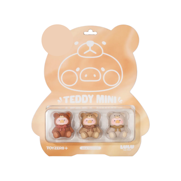 ToyZeroPlus x LuLu the Piggy Limited Edition "Tiny Teddy (Milk Tea Series)"-ToyZeroPlus-Ace Cards & Collectibles