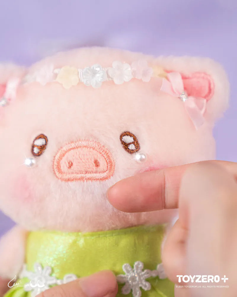 ToyZeroPlus x LuLu the Piggy LuLuLand - Flower Fairy Lu Plush Keychain-ToyZeroPlus-Ace Cards & Collectibles