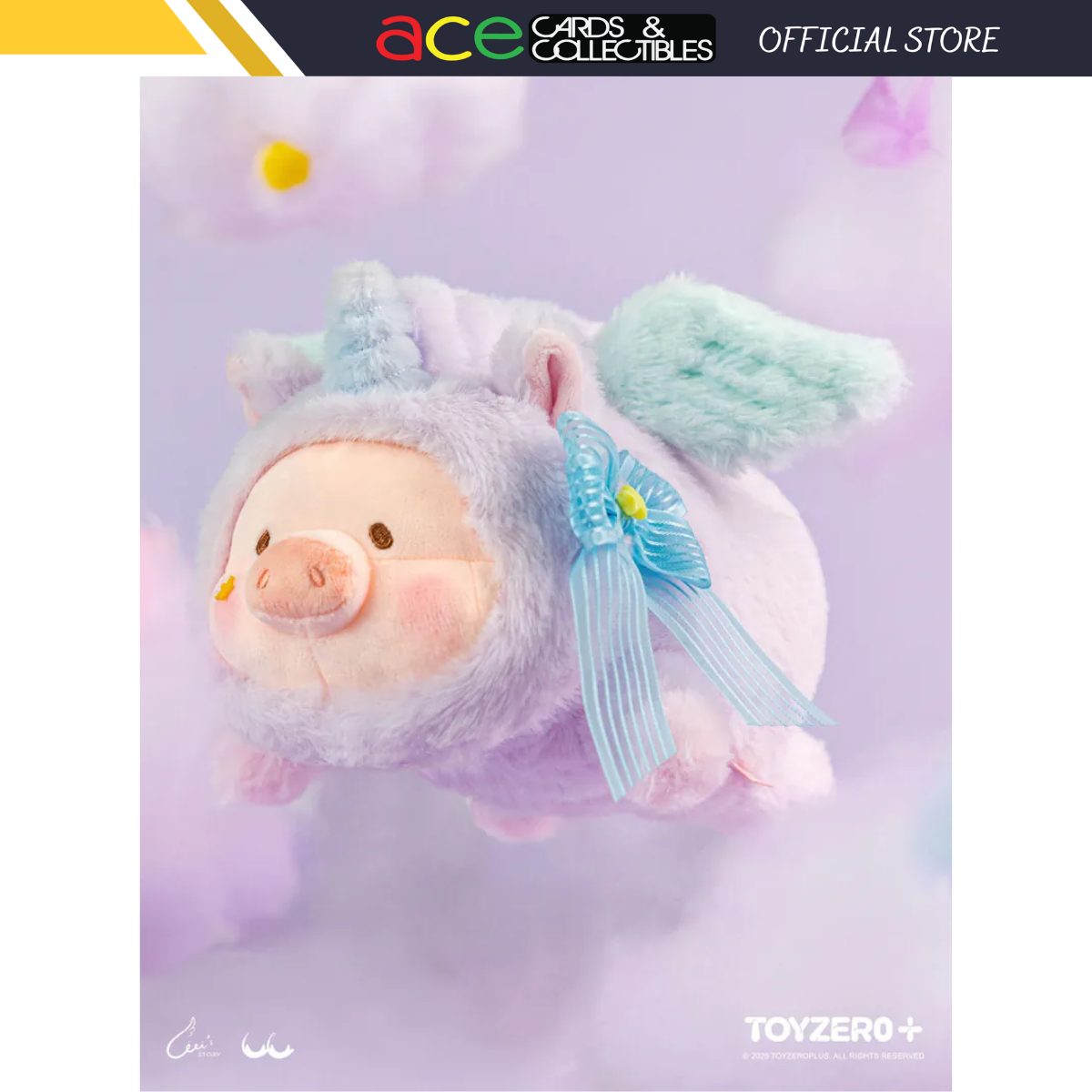 ToyZeroPlus x LuLu the Piggy LuLuLand - Mysterious Unicorn Lu Plush Toy-ToyZeroPlus-Ace Cards & Collectibles