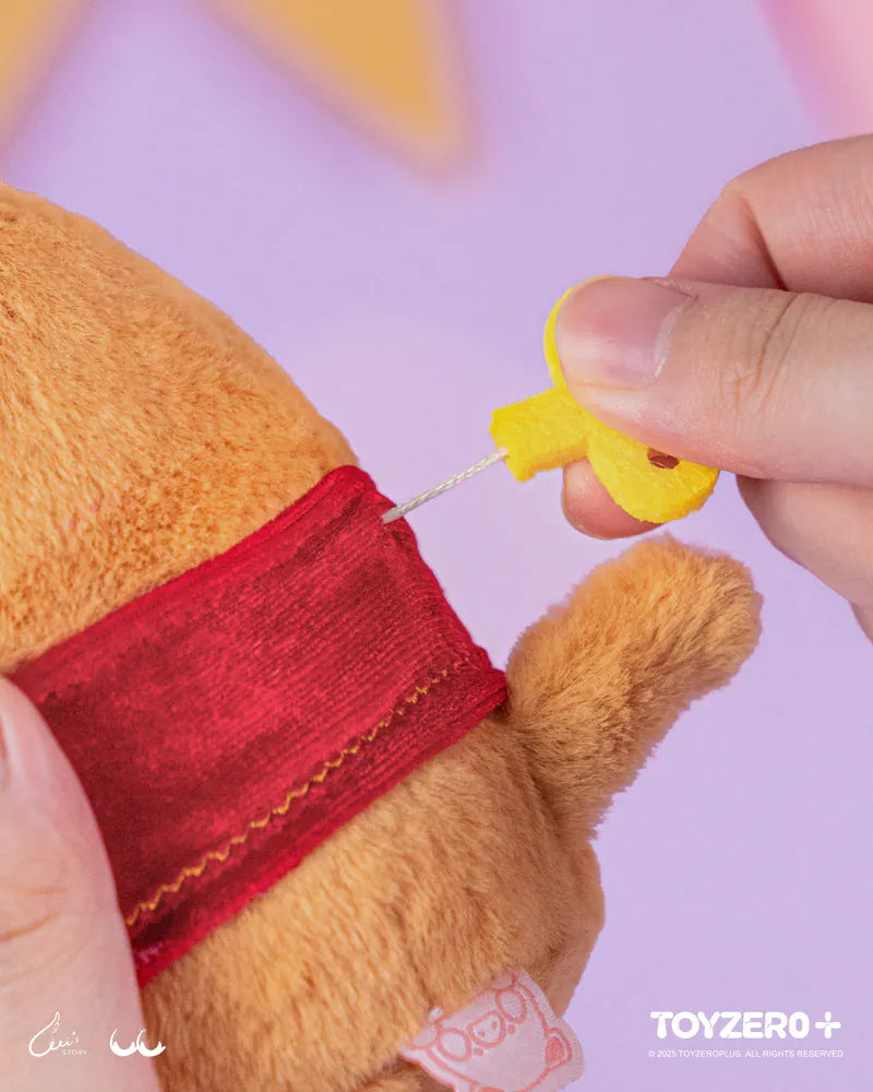 ToyZeroPlus x LuLu the Piggy LuLuLand - Naughty Monkey Lu Plush Keychain-ToyZeroPlus-Ace Cards & Collectibles