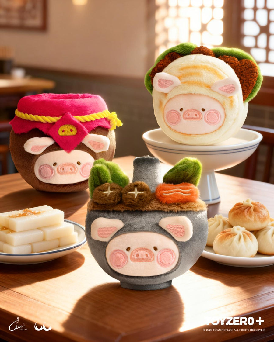 ToyZeroPlus x LuLu the Piggy Lu's Table - "Food Hunter" Series Plush Keychain Blind Box-Single Box (Random)-ToyZeroPlus-Ace Cards & Collectibles
