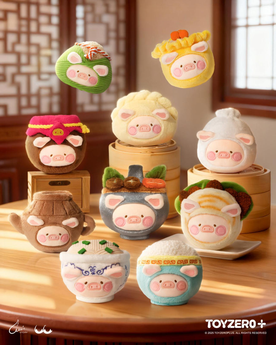 ToyZeroPlus x LuLu the Piggy Lu's Table - "Food Hunter" Series Plush Keychain Blind Box-Single Box (Random)-ToyZeroPlus-Ace Cards & Collectibles