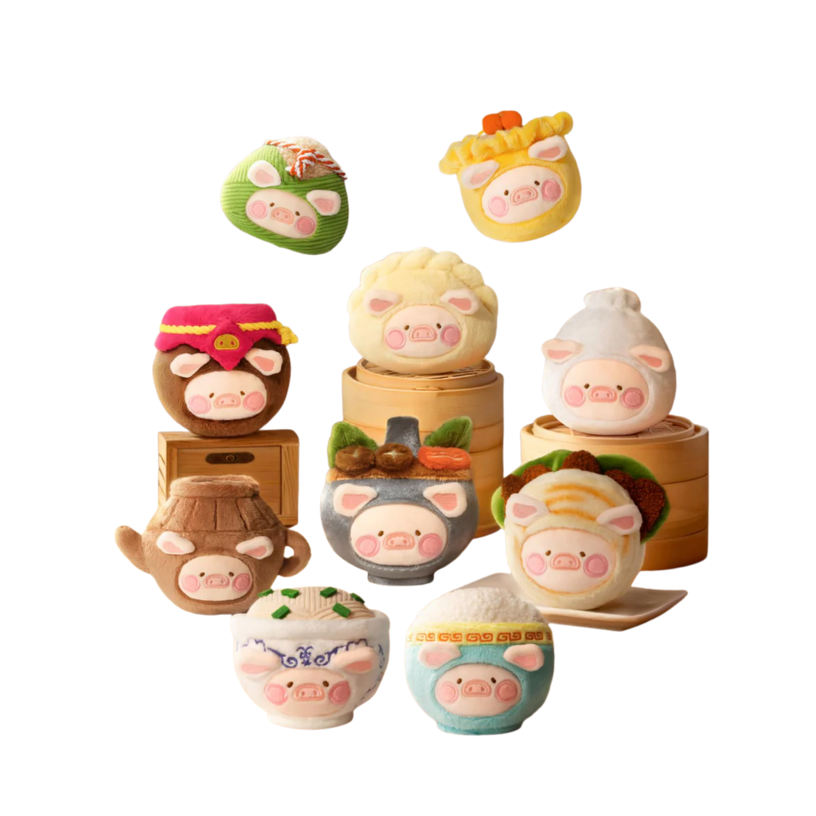 ToyZeroPlus x LuLu the Piggy Lu's Table - "Food Hunter" Series Plush Keychain Blind Box-Single Box (Random)-ToyZeroPlus-Ace Cards & Collectibles