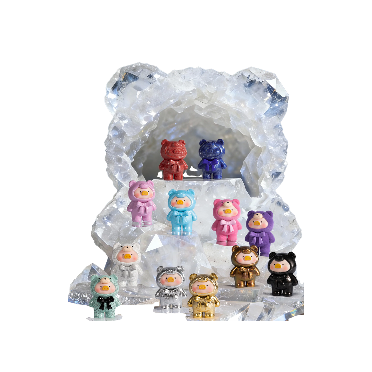 ToyZeroPlus x LuLu The Piggy The Canned Pig Teddy Mini Ore Mining Series-Single Box (Random)-ToyZeroPlus-Ace Cards & Collectibles