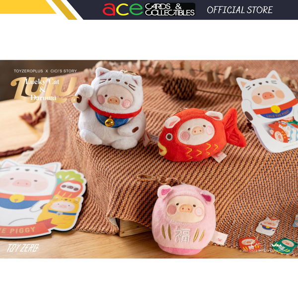 ToyZeroPlus x Lulu Lucky Cat Series - Plush Keychain-Lucky Cat-ToyZeroPlus-Ace Cards & Collectibles