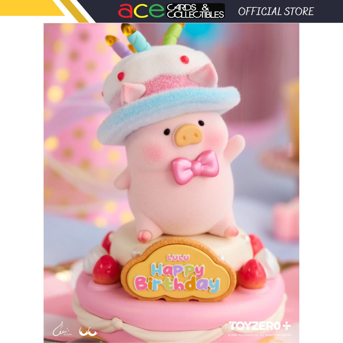 ToyZeroPlus x Lulu The Piggy - 5th Anniversary Birthday Cake Premium Set-ToyZeroPlus-Ace Cards & Collectibles