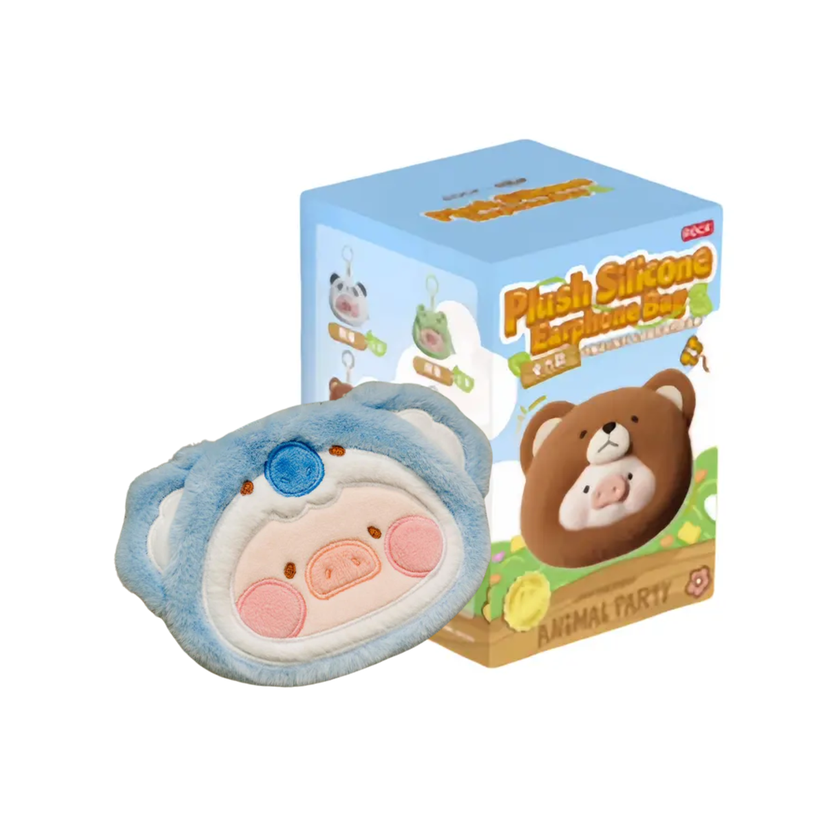 ToyZeroPlus x Lulu The Piggy "Animal Party" Plush Pouch Blind Box-Single Box (Random)-ToyZeroPlus-Ace Cards & Collectibles