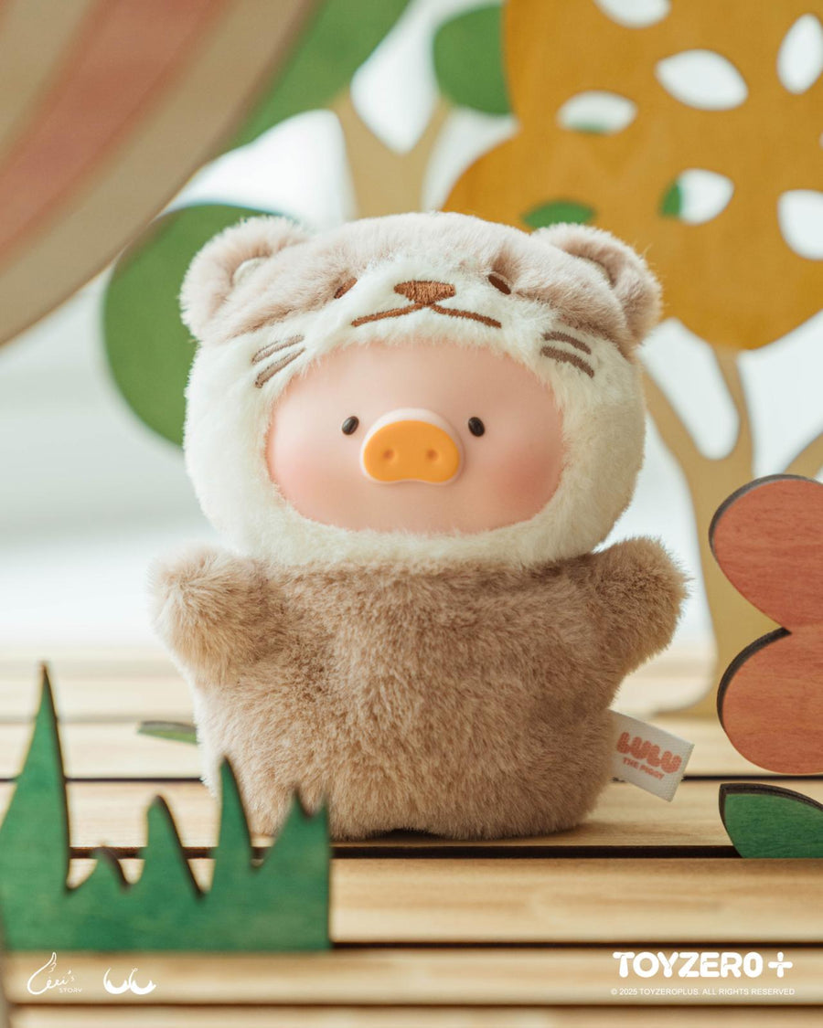ToyZeroPlus x Lulu The Piggy "Animal Party Puppet" Show PVC Face Plush Keychain-Single Box (Random)-ToyZeroPlus-Ace Cards & Collectibles