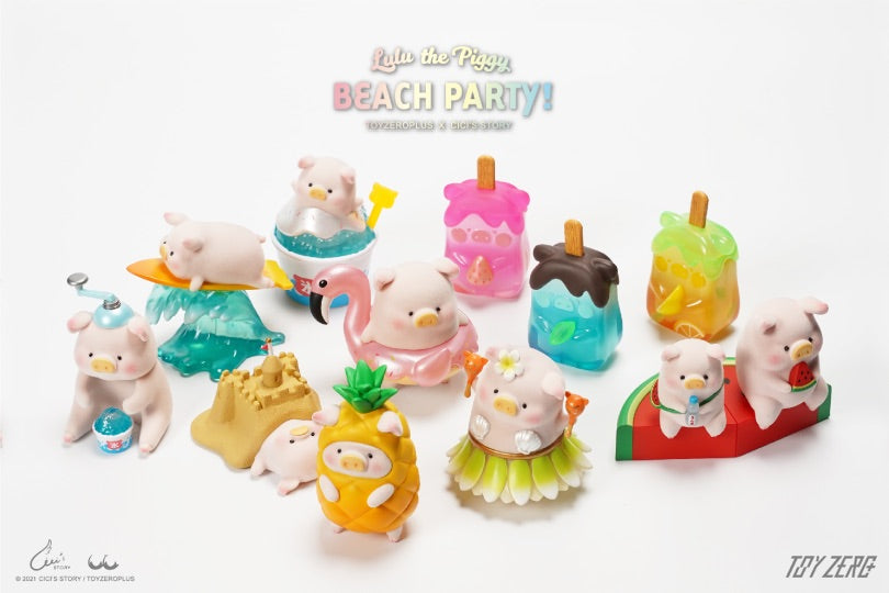 ToyZeroPlus x Lulu The Piggy Beach Party Series Blind Box-Single Box (Random)-ToyZeroPlus-Ace Cards & Collectibles