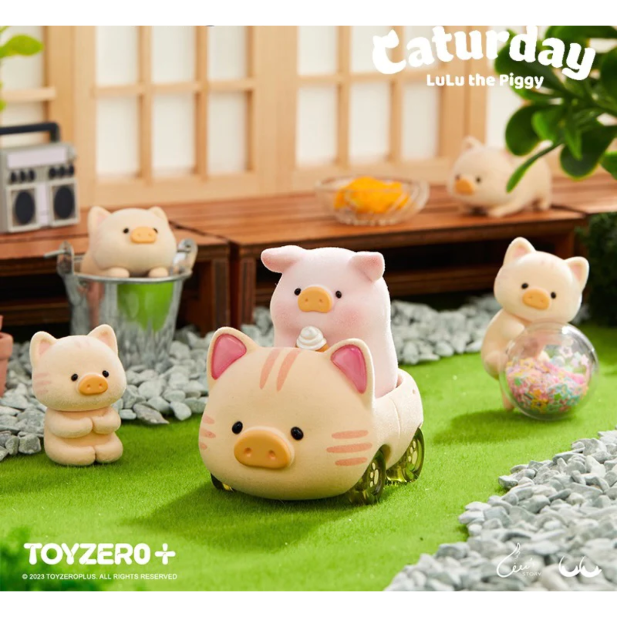 ToyZeroPlus x Lulu The Piggy Caturday Series-Single Box (Random)-ToyZeroPlus-Ace Cards & Collectibles