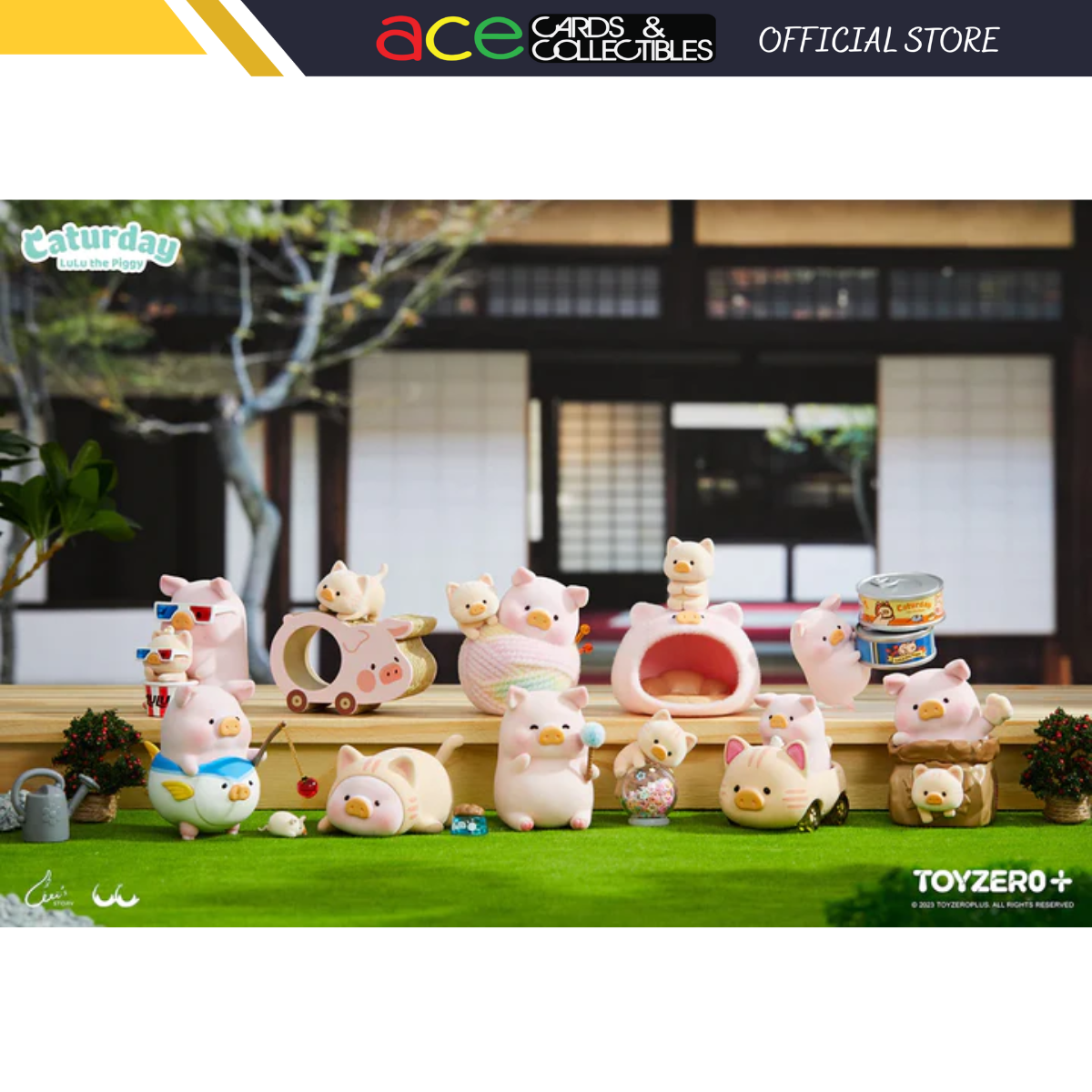 ToyZeroPlus x Lulu The Piggy Caturday Series-Single Box (Random)-ToyZeroPlus-Ace Cards & Collectibles