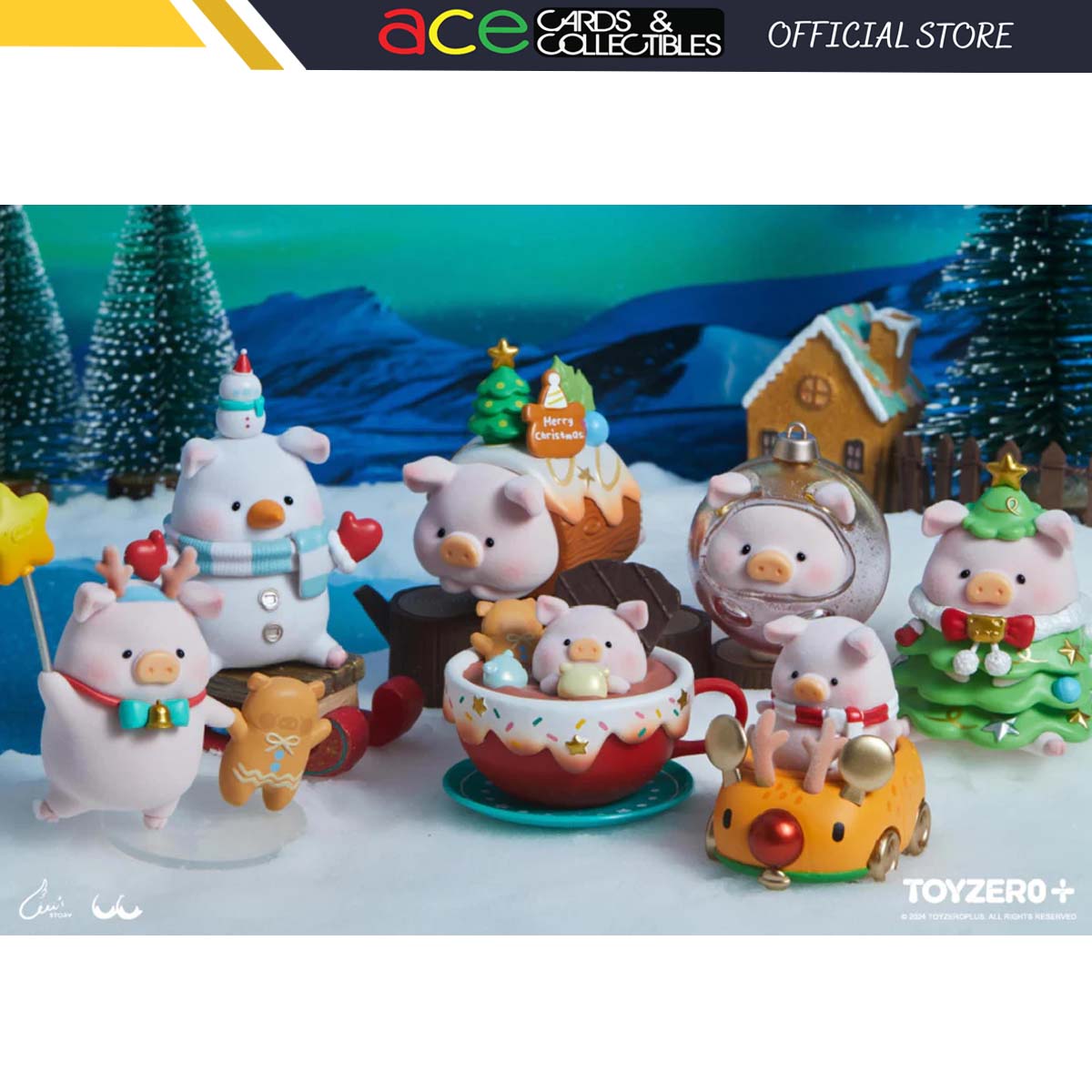 ToyZeroPlus x Lulu The Piggy Christmasland Series-Single Box (Random)-ToyZeroPlus-Ace Cards &amp; Collectibles