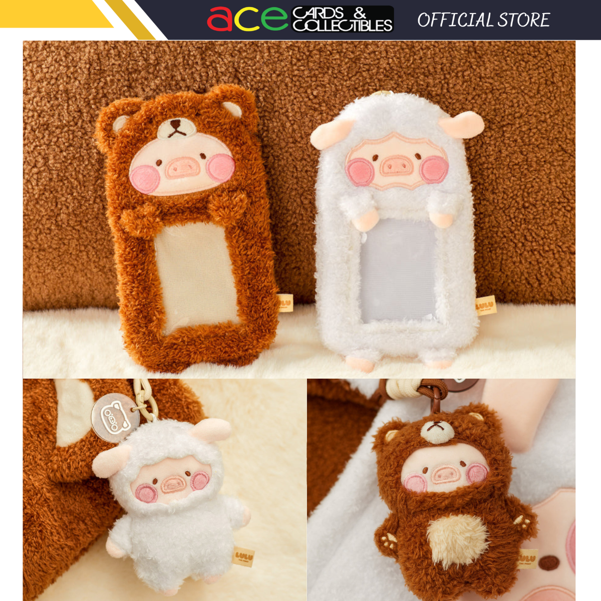 ToyZeroPlus x Lulu The Piggy Costume Series-Sheep (Keyring)-ToyZeroPlus-Ace Cards & Collectibles