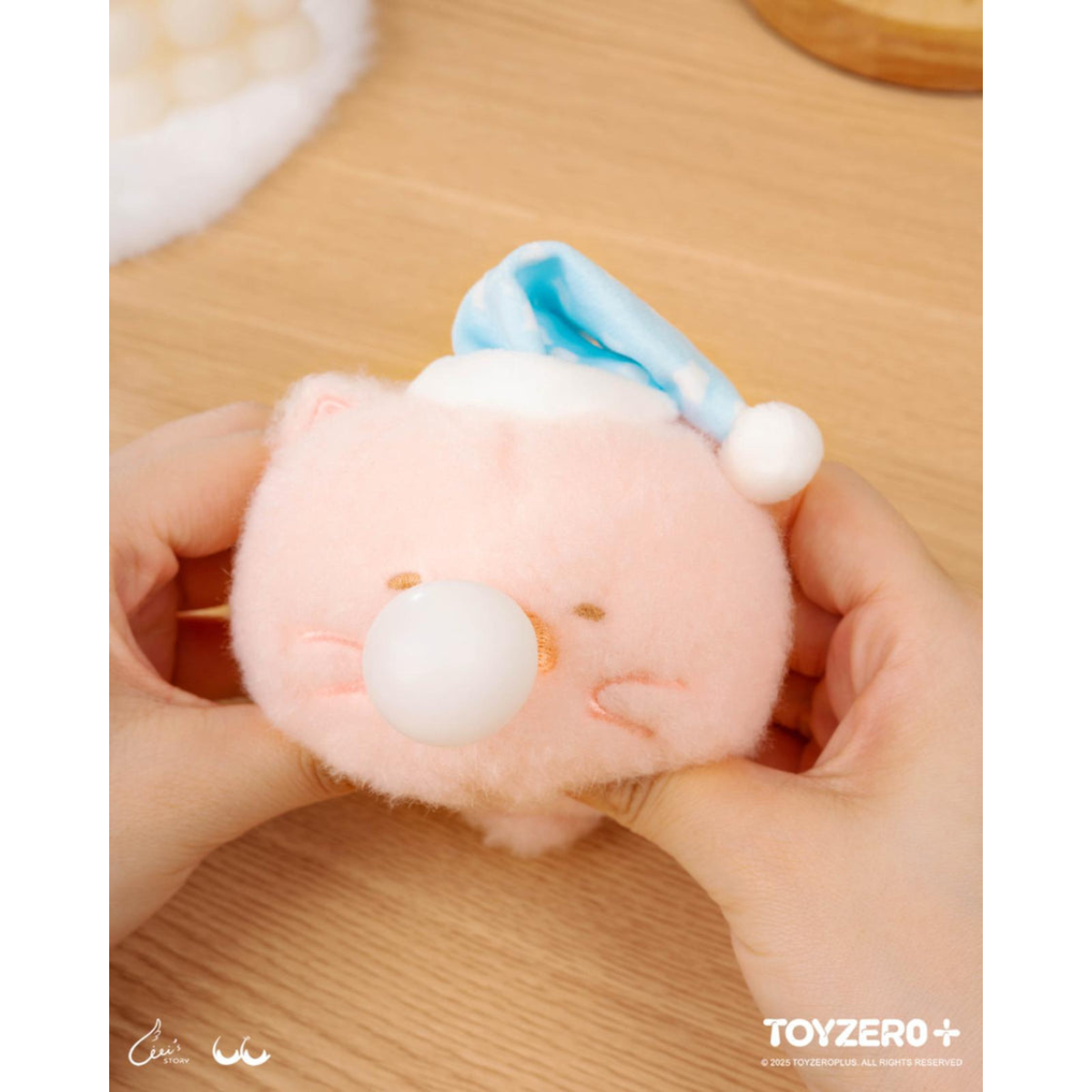 ToyZeroPlus x Lulu The Piggy Generic "Blowing Bubble Ver." Plush Keychain-ToyZeroPlus-Ace Cards & Collectibles