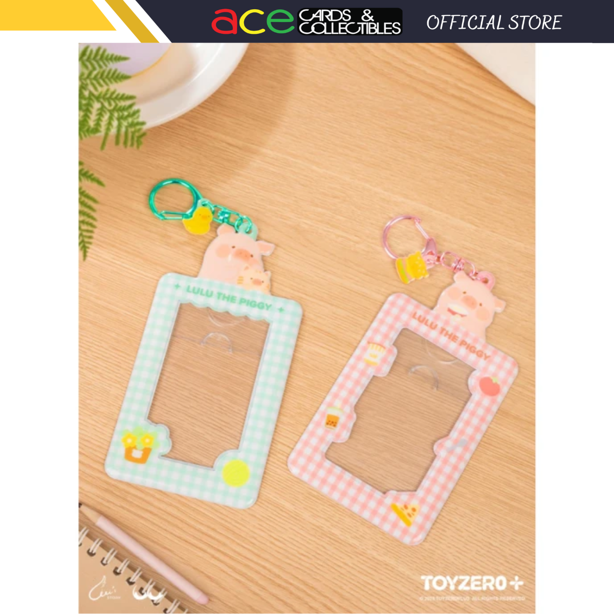 ToyZeroPlus x Lulu The Piggy Generic PVC Card Holder-Petting MiMi ver-ToyZeroPlus-Ace Cards & Collectibles
