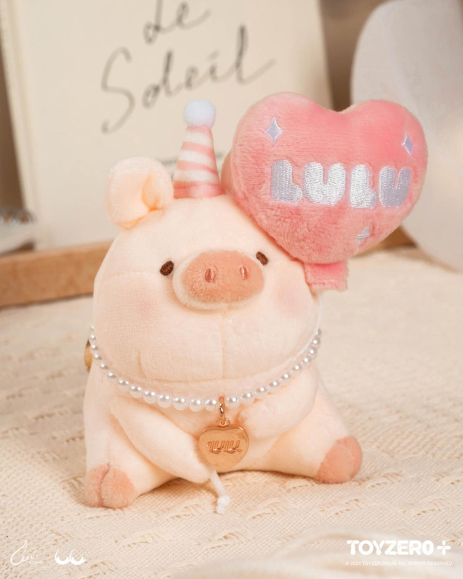 ToyZeroPlus x Lulu The Piggy Generic Plush Keychain (Balloon Ver.)-Sku Blue Balloon-ToyZeroPlus-Ace Cards & Collectibles