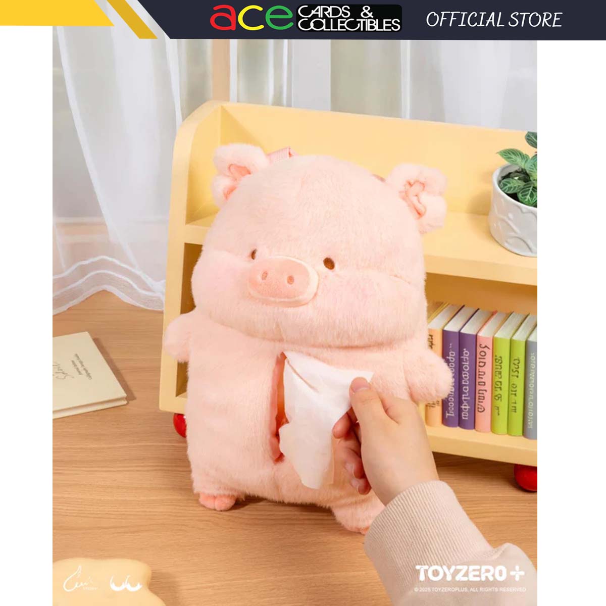 ToyZeroPlus x Lulu The Piggy Generic Plush Tissue Case-ToyZeroPlus-Ace Cards & Collectibles