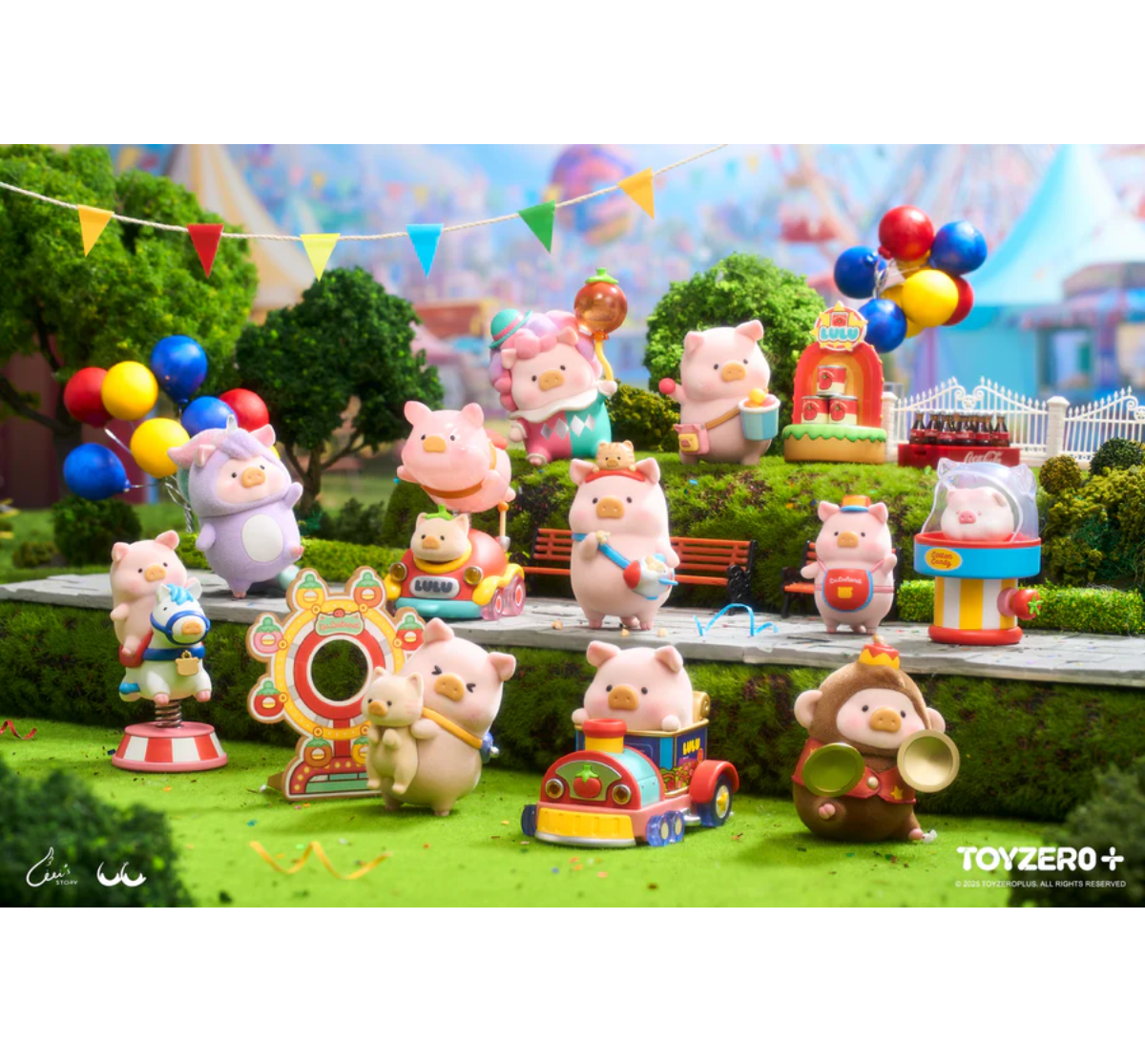 ToyZeroPlus x Lulu The Piggy "LuluLand" Series-Display Box (8pcs)-ToyZeroPlus-Ace Cards & Collectibles