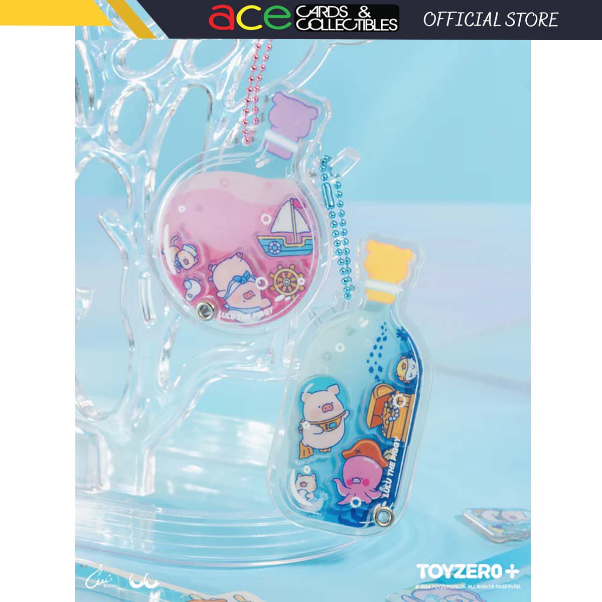 ToyZeroPlus x Lulu The Piggy Ocean Acrylic Keychain-Diving Ver.-ToyZeroPlus-Ace Cards & Collectibles