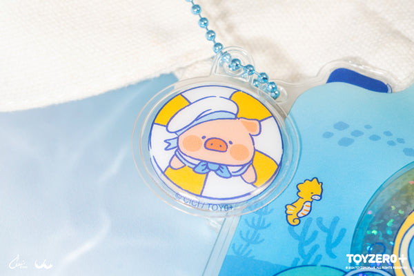 ToyZeroPlus x Lulu The Piggy Ocean Badge Bag-ToyZeroPlus-Ace Cards & Collectibles